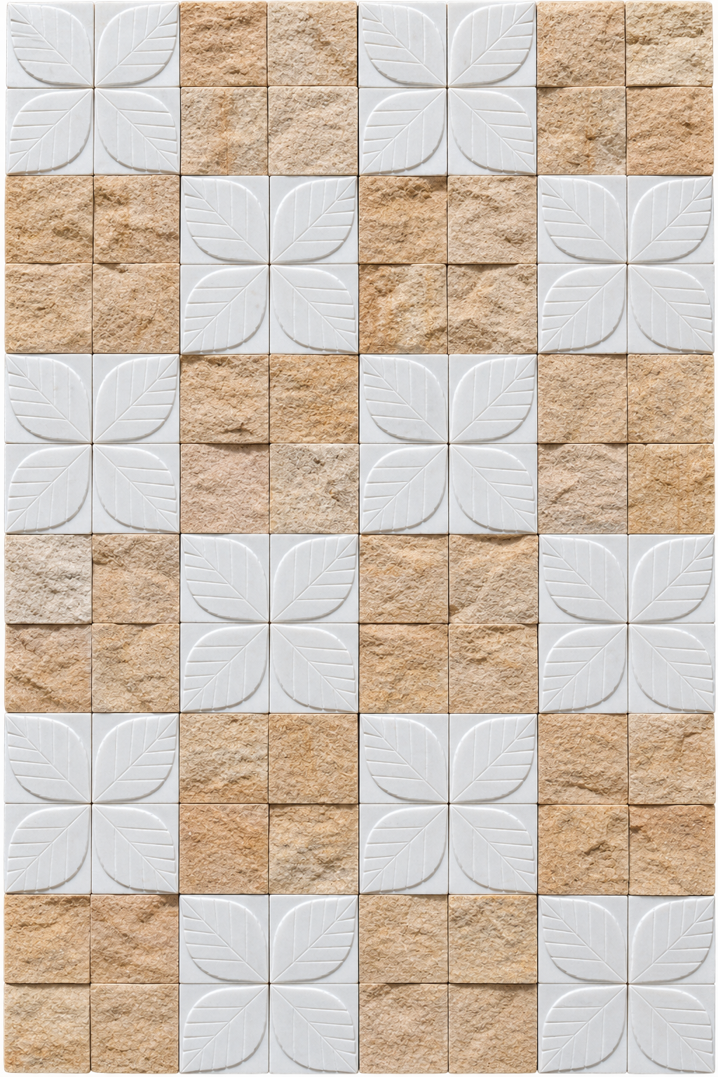 TEAK-WHITE PATTERN